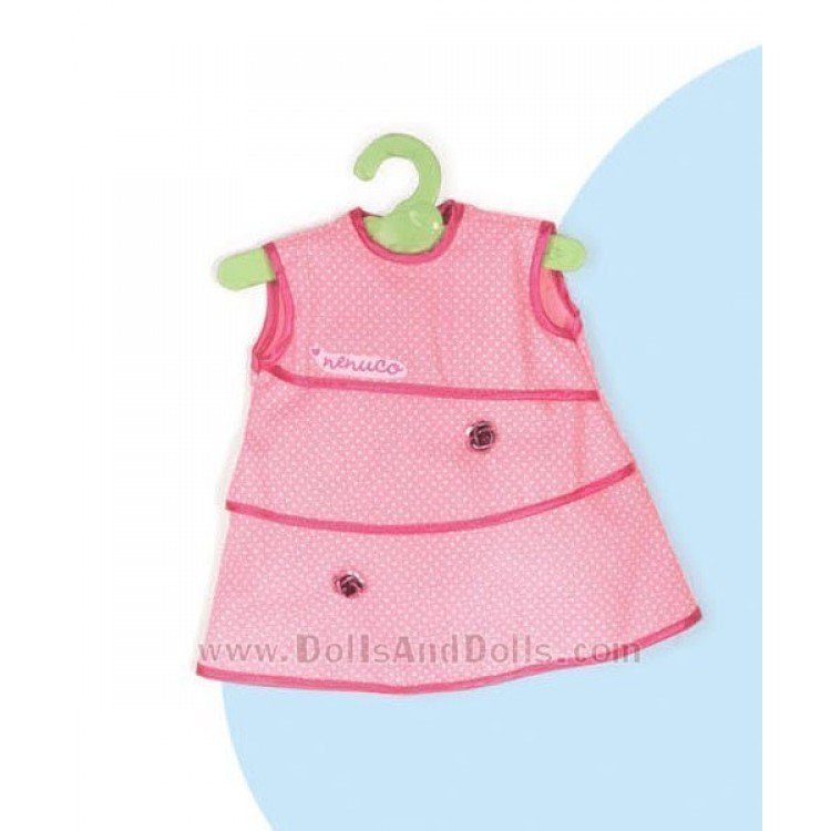 Vestidos con perchitas Nenuco - Vestido Rosa con botones