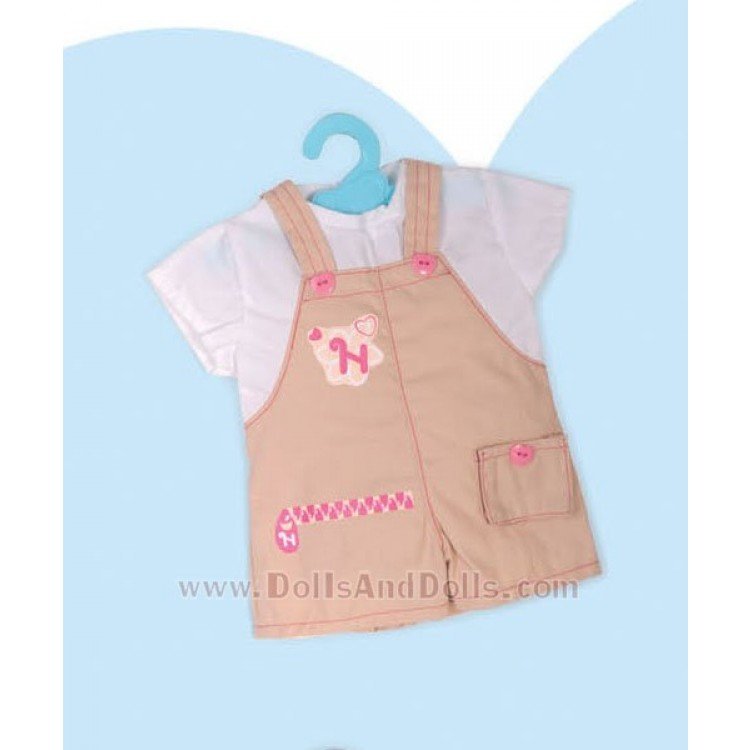 Vestidos con perchitas Nenuco - Vestido marrón