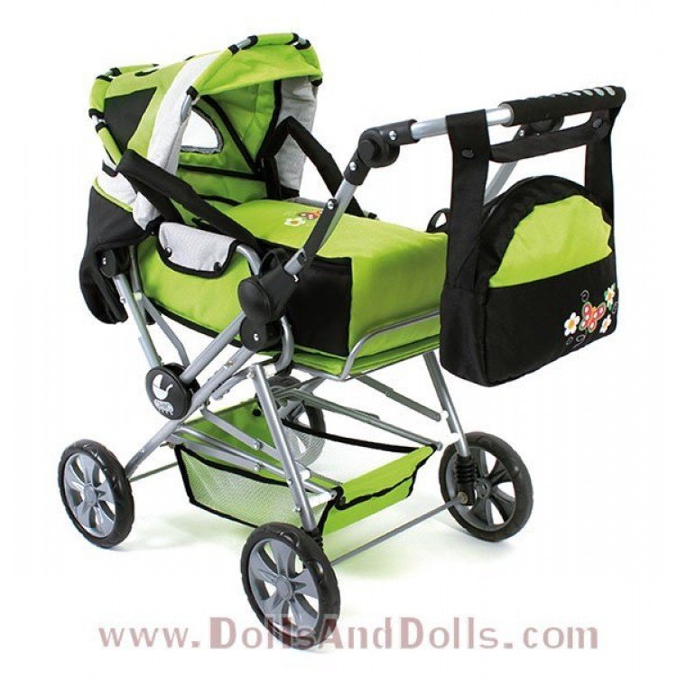 Cochecito Chic Road Star Verde-Negro 85 cm