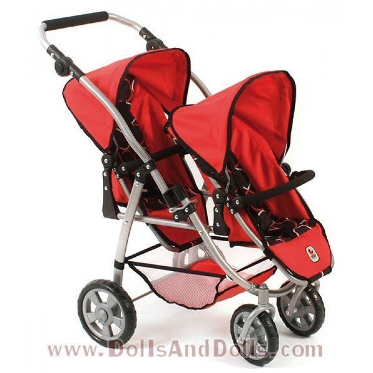 Sillita doble Chic Vario Rojo círculos 79 cm