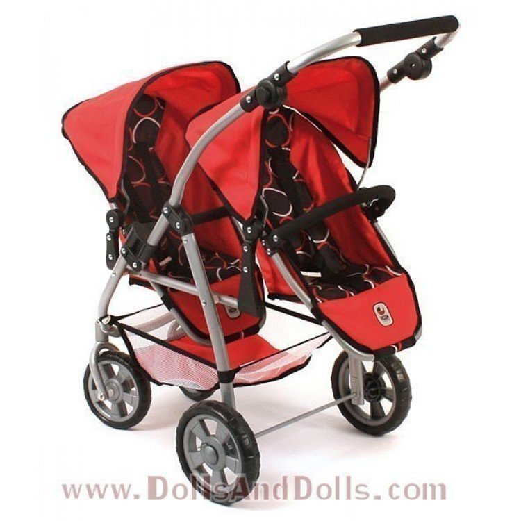 Sillita doble Chic Vario Rojo círculos 79 cm