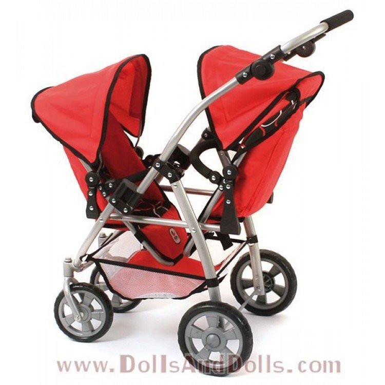 Sillita doble Chic Vario Rojo círculos 79 cm