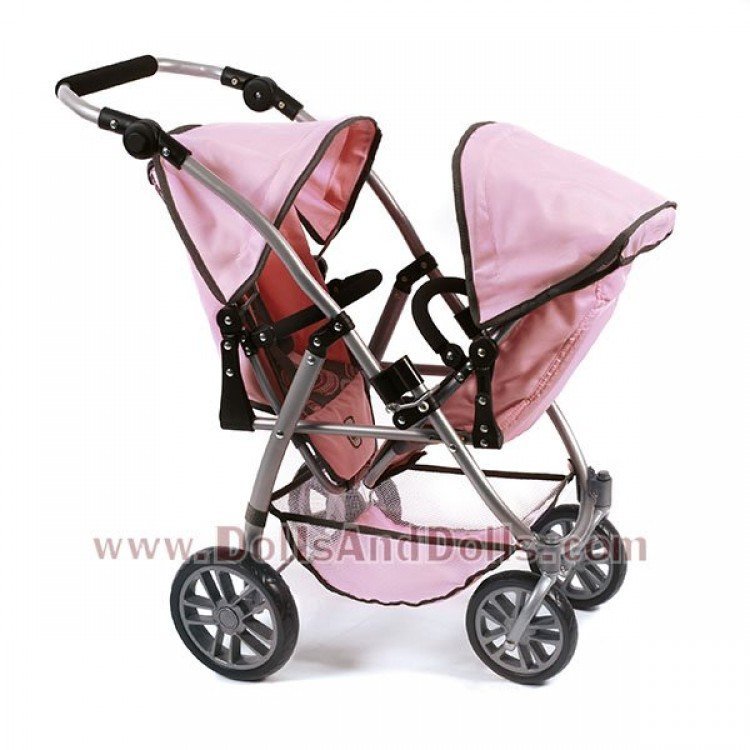 Sillita doble Chic Vario Rosa claro-Perlas 79 cm