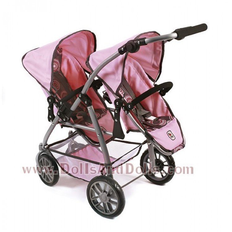 Sillita doble Chic Vario Rosa claro-Perlas 79 cm