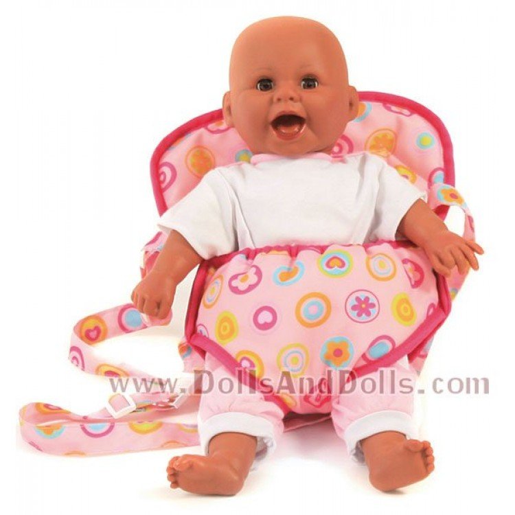 Portamuñecas Chic Fucsia-Rosa círculos