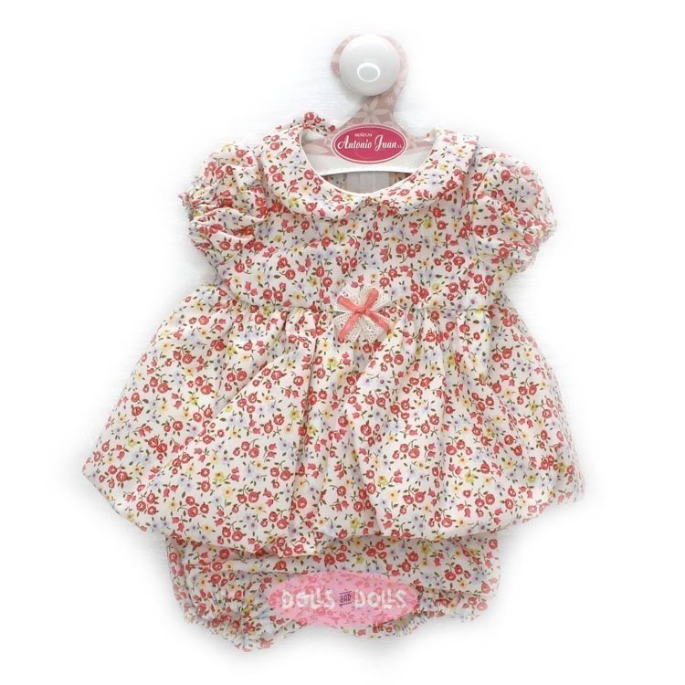 Outfit for Antonio Juan doll 40-42 cm - Red floral outfit