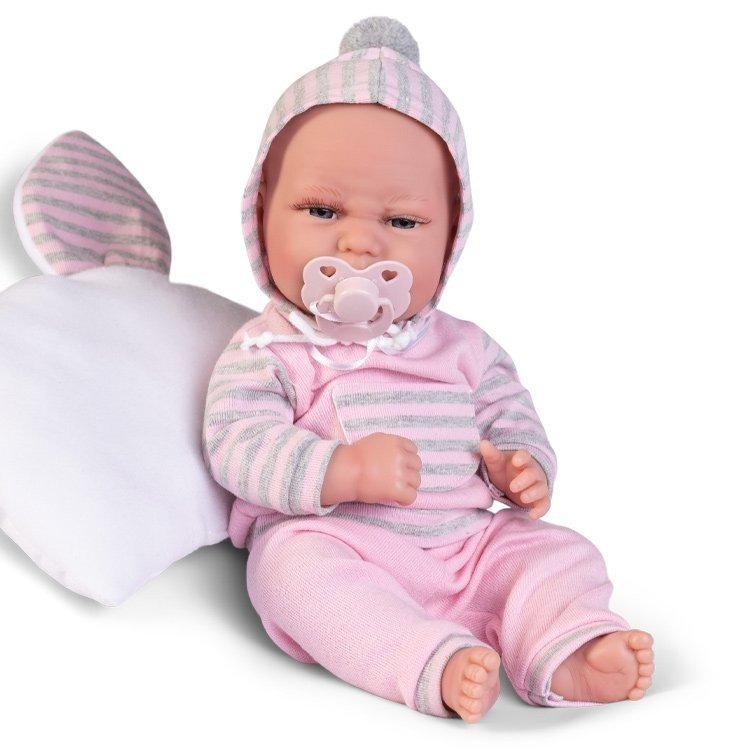 Antonio Juan doll 33 cm - Newborn Baby Clara with cushion with ears