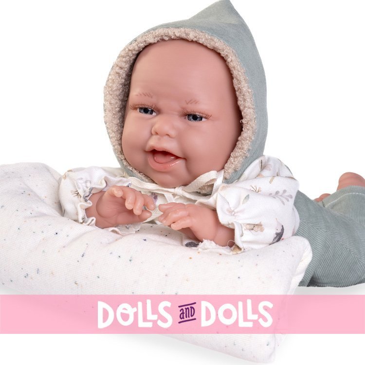 Antonio Juan doll 34 cm - Clara with balls and blanket