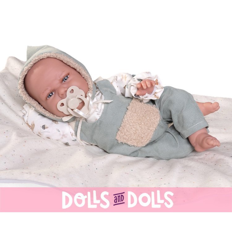 Antonio Juan doll 34 cm - Clara with balls and blanket