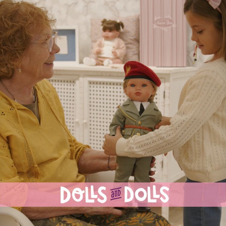 Antonio Juan doll 45 cm - Military Leonor - Limited Edition