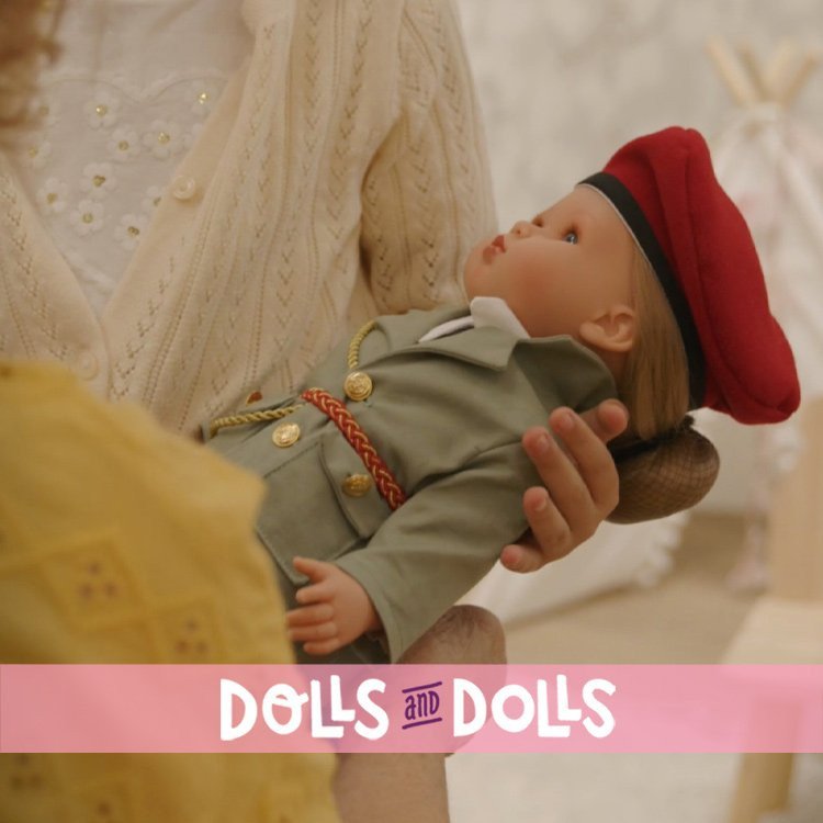 Antonio Juan doll 45 cm - Military Leonor - Limited Edition