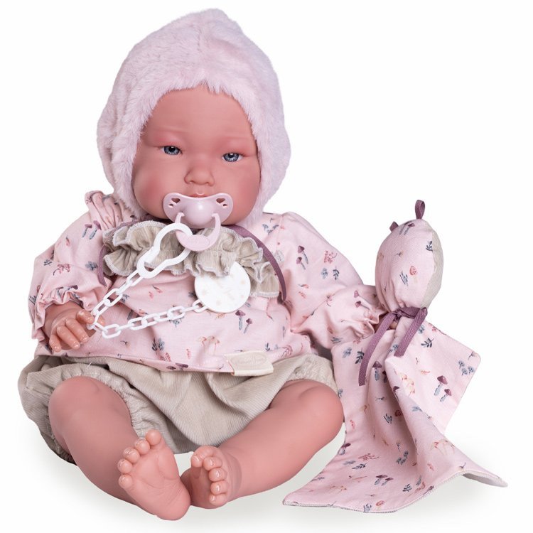 Antonio Juan doll 52 cm - "Mi primer Reborn" Alejandra with dou dou