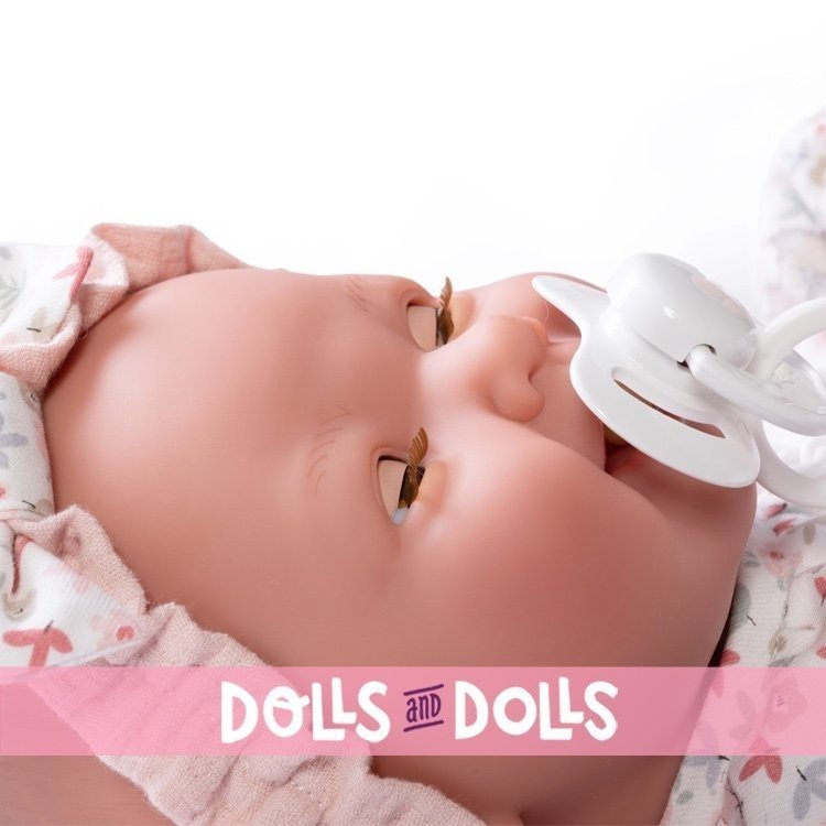 Antonio Juan doll 42 cm - Newborn Mia Pee with a backpack for you