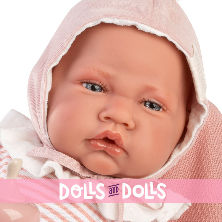 Antonio Juan doll 42 cm - Special Weight - Newborn Lúa pom-pom