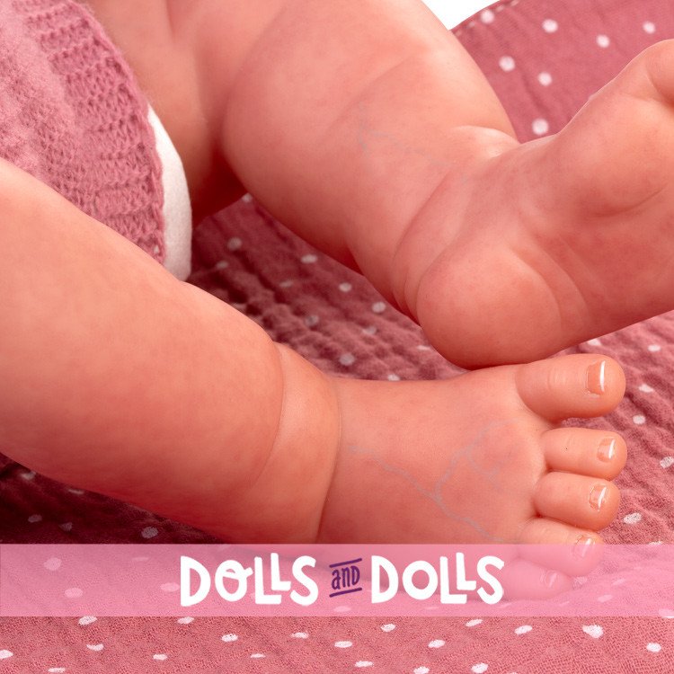 Antonio Juan doll 42 cm - Sweet Reborn Newborn girl couple with vinyl body