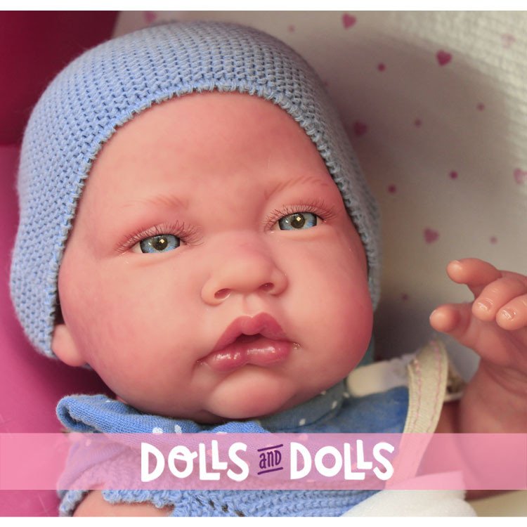 Antonio Juan doll 42 cm - Sweet Reborn Newborn boy couple with vinyl body