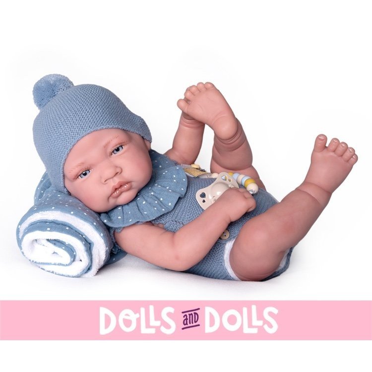 Antonio Juan doll 42 cm - Sweet Reborn Newborn boy couple with vinyl body
