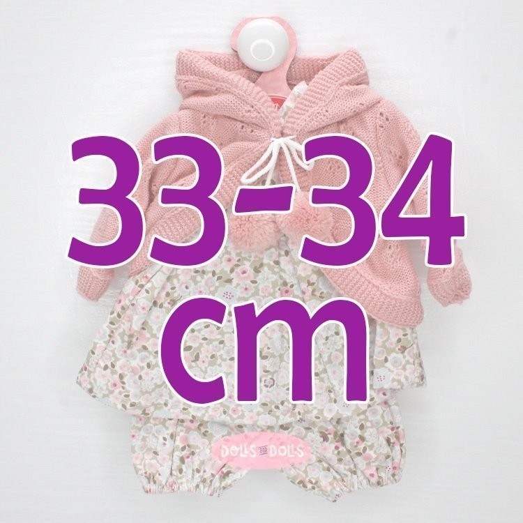 Outfit for Antonio Juan doll 33-34 cm - Flower set with jacket