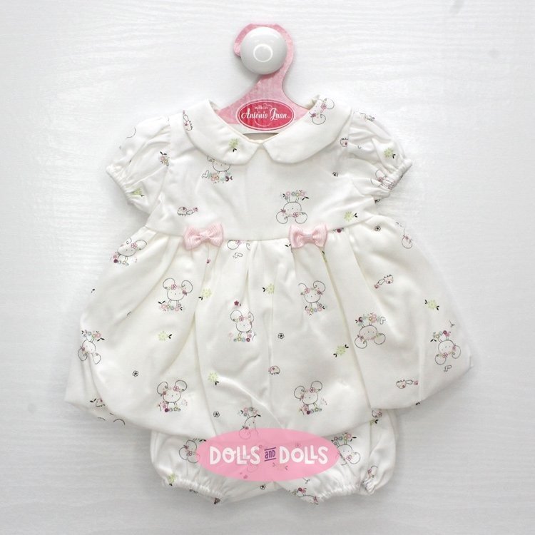 Outfit for Antonio Juan doll 40-42 cm - Little mouse print dress