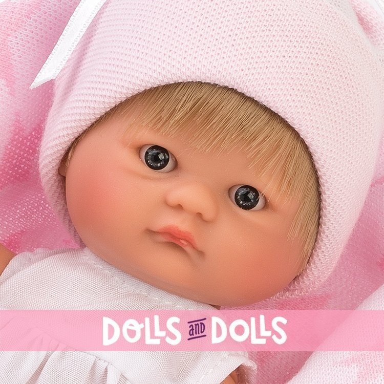 Así doll 20 cm - Bomboncín with pink star blanket