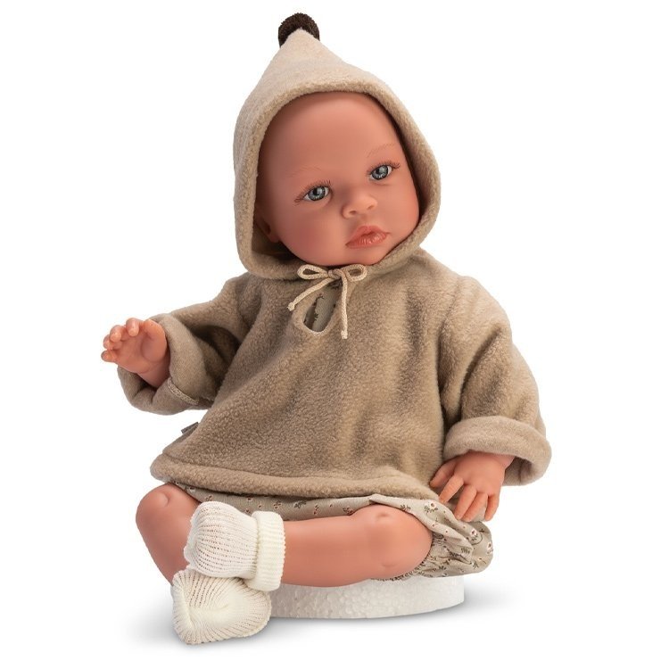 Así doll 46 cm - Leo with Green Collection sweatshirt