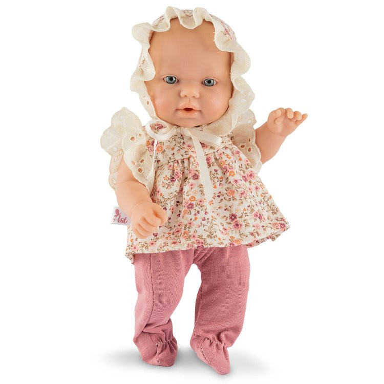 Así doll 25 cm - Max with pink floral print outfit