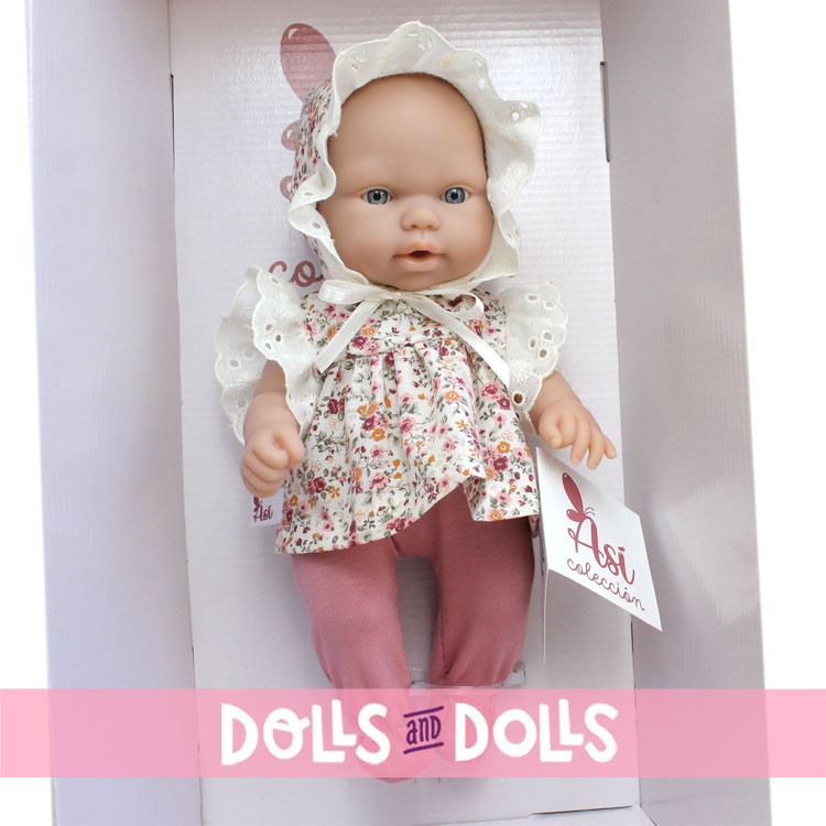 Así doll 25 cm - Max with pink floral print outfit