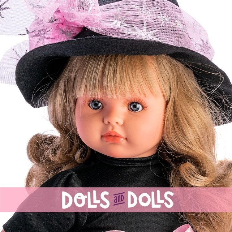 Así doll 57 cm - Pepa witch with pink tulle with silver stars