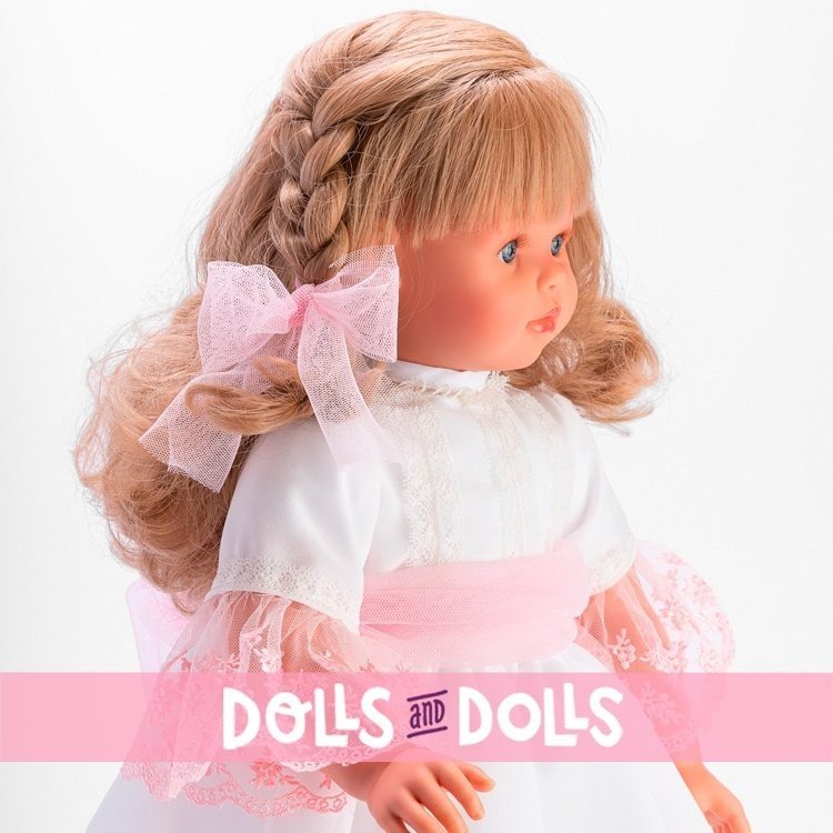 Así doll 57 cm - Pepa pink lace chiffon communion