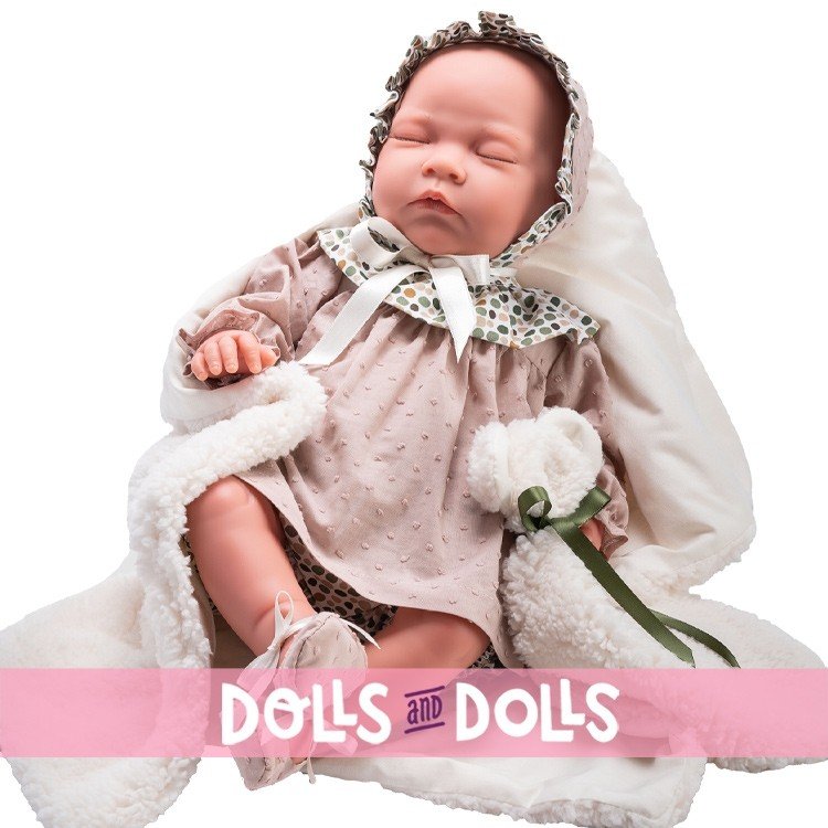 Así doll 46 cm - Gisela, limited series Reborn type doll