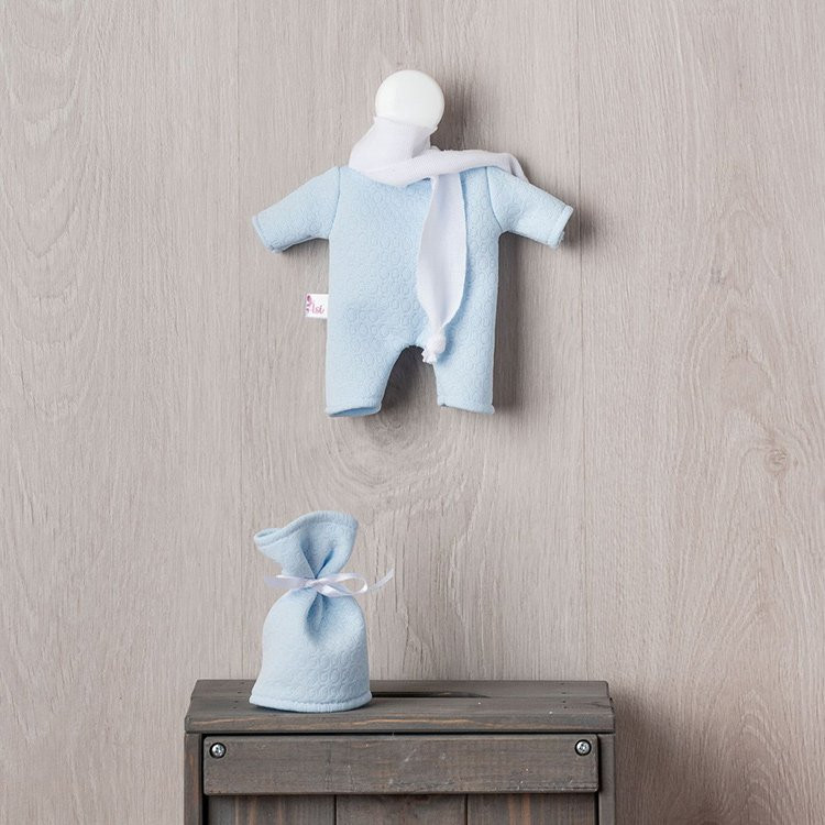 Outfit for Así doll 20 cm - Sky blue jumpsuit for Nico doll