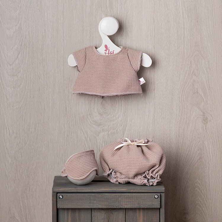Outfit for Así doll 36 cm - Pajamas and mask of the Nude Collection for Alex doll
