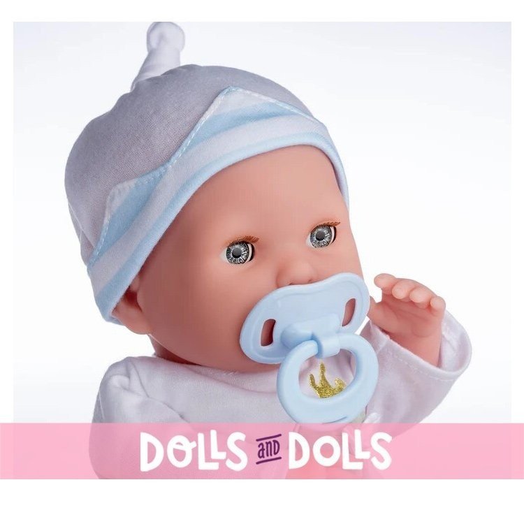 Berenguer Boutique doll 38 cm - With blue pyjamas and accessories