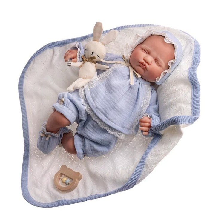 Berenguer Classics doll 43 cm - Hand Painted Reborn doll - Mateo Newborn