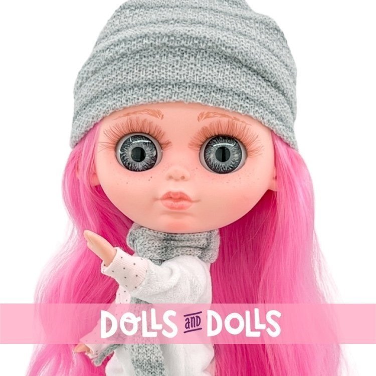 Berjuan doll 32 cm - The Biggers - Girl with gray tulle skirt