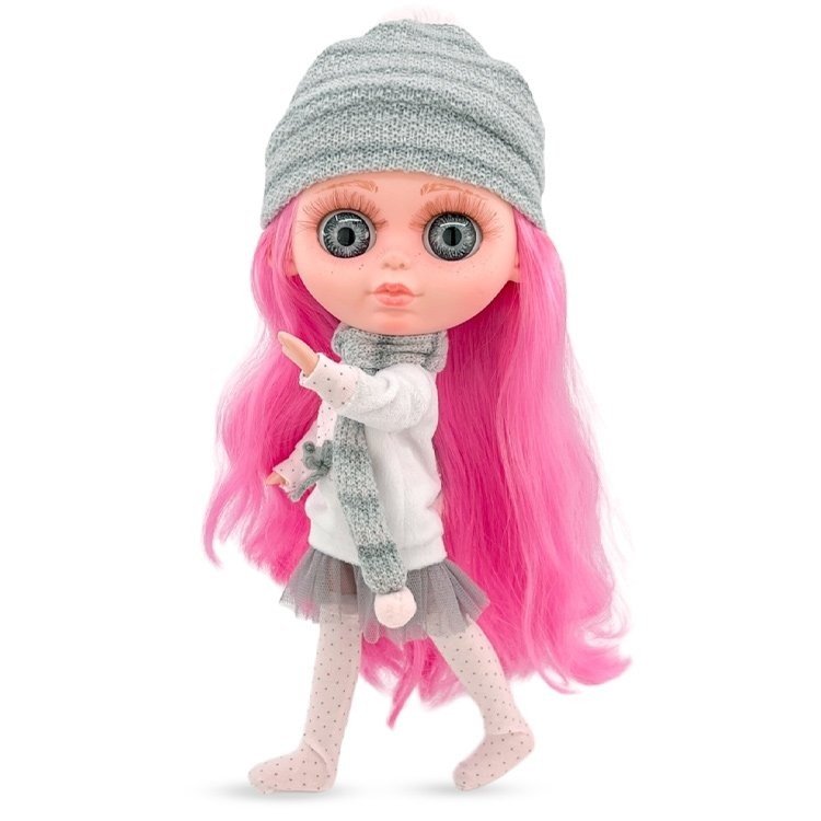 Berjuan doll 32 cm - The Biggers - Girl with gray tulle skirt
