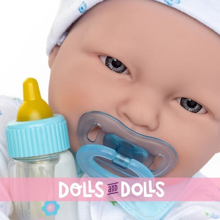 Designed by Berenguer doll 51 cm - La Baby Doll - For sleeping - With pajamas, pacifier and bottle