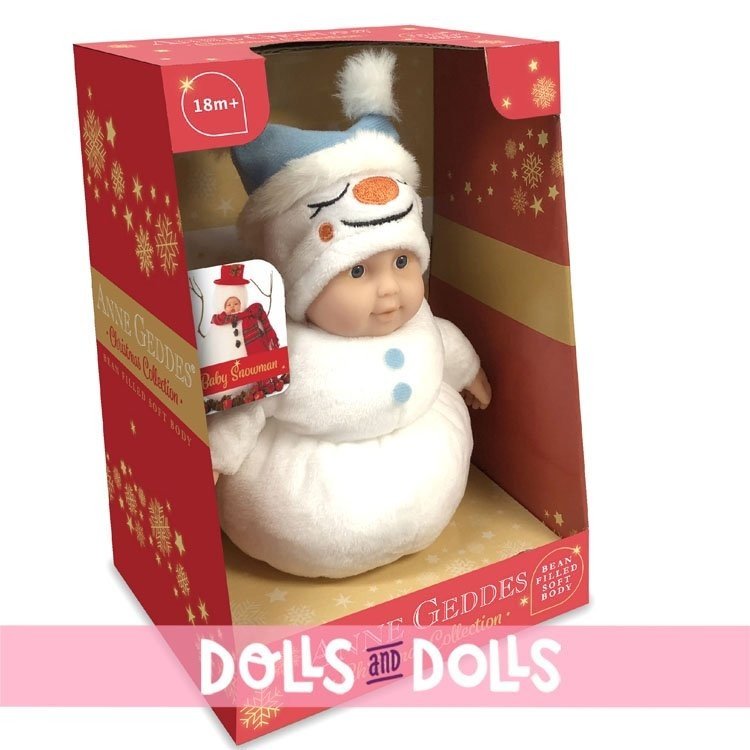 Anne Geddes doll 23 cm - Crhistmas - Baby Snowman