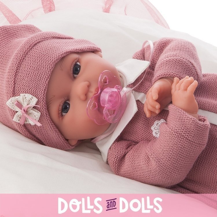 Antonio Juan doll 34 cm - Toneta wool outfit with cushion
