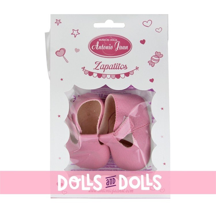 Complements for Antonio Juan 40-42 cm doll - Pink booties