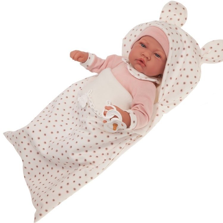 Antonio Juan doll 40 cm - Born with sleeping bag