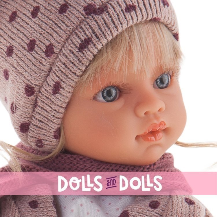 Antonio Juan doll 33 cm - Emily with polka dot scarf