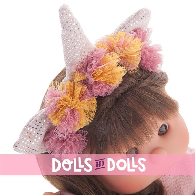 Antonio Juan doll 38 cm - Iris with unicorn headband for you