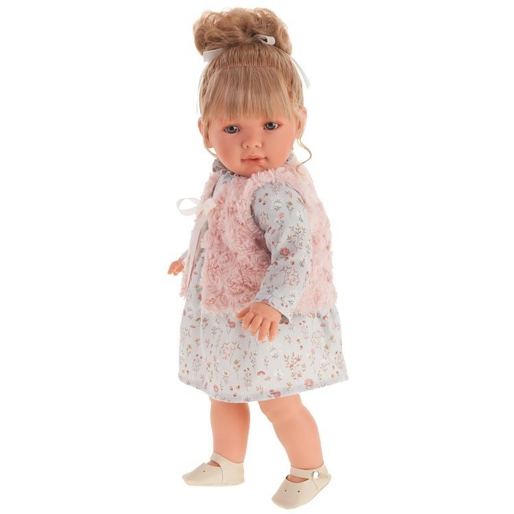 Antonio Juan doll 55 cm - Lula with soft vest and mary janes