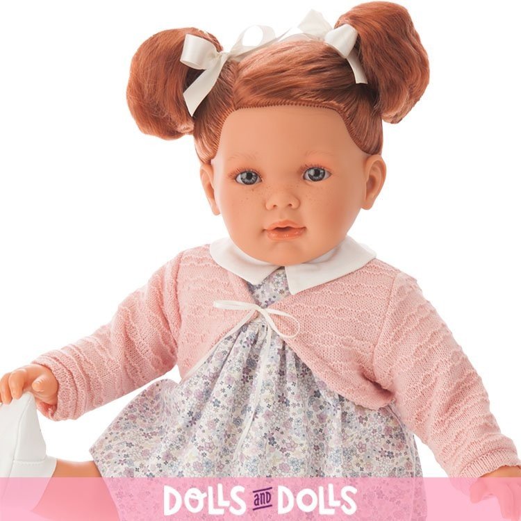 Antonio Juan doll 55 cm - Red-haired Lula with two pigtails