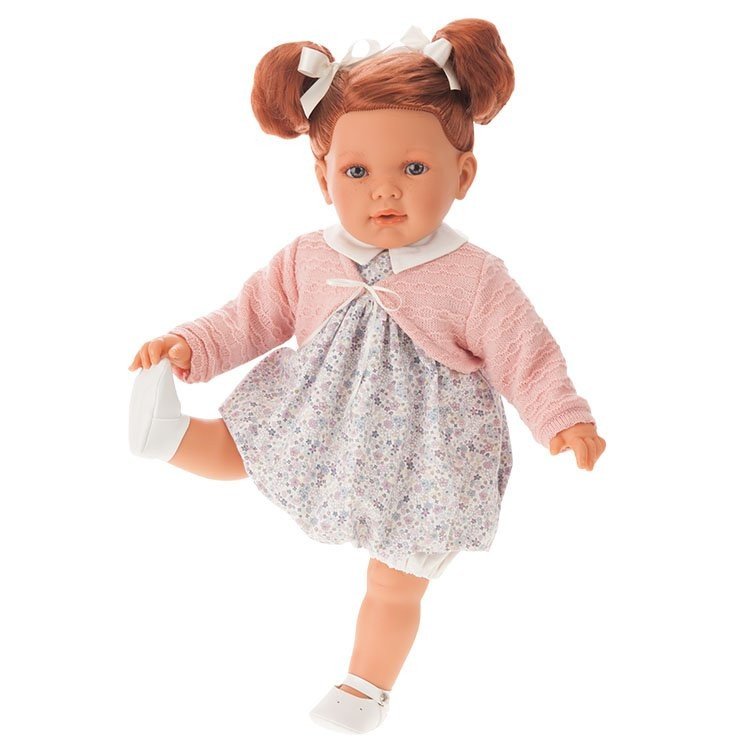 Antonio Juan doll 55 cm - Red-haired Lula with two pigtails