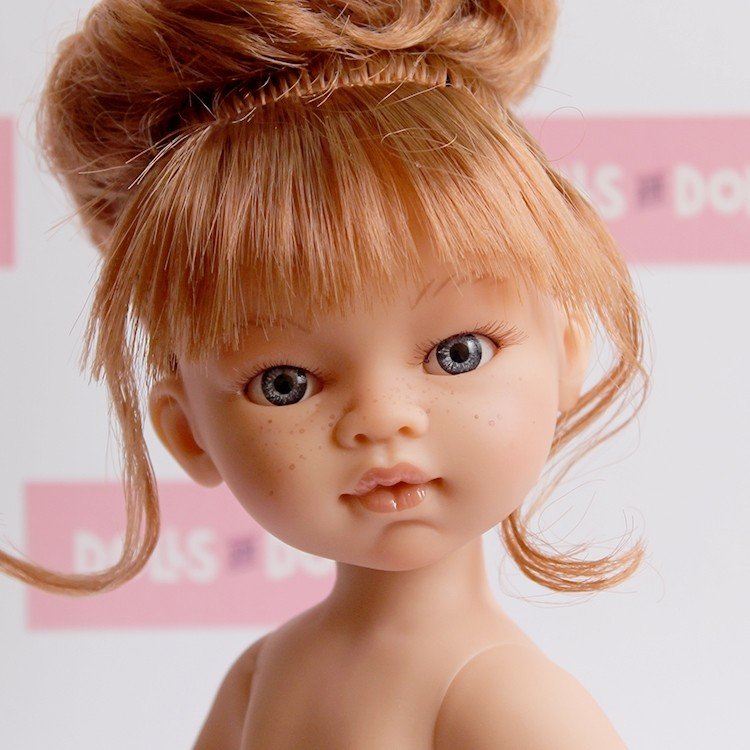 Antonio Juan doll 31 cm - Emily red haired with bun without clothes