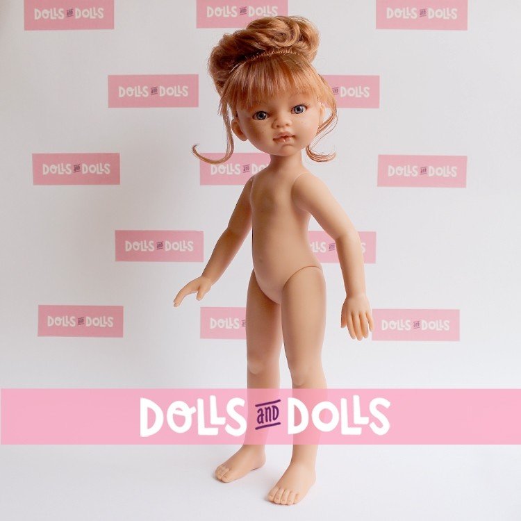Antonio Juan doll 31 cm - Emily red haired with bun without clothes