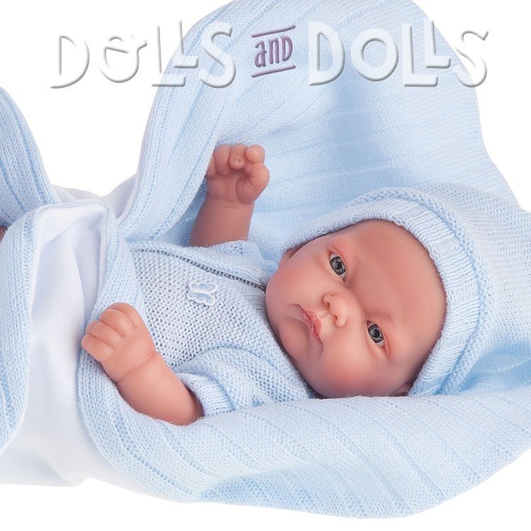 Antonio Juan doll 26 cm - Pitu boy with blanket