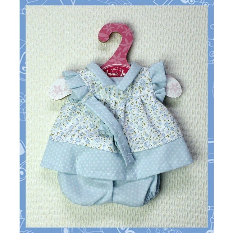 Blue set of flowers with headband 26-27 cm